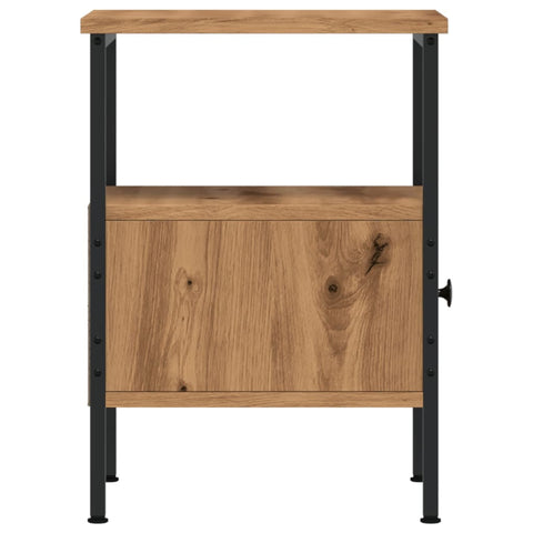 vidaXL Bedside Cabinet Artisan Oak 34x36x50 cm Engineered Wood