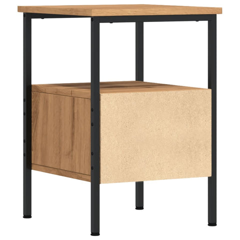 vidaXL Bedside Cabinet Artisan Oak 34x36x50 cm Engineered Wood