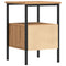 vidaXL Bedside Cabinet Artisan Oak 34x36x50 cm Engineered Wood
