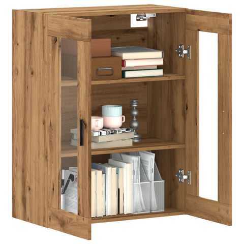 vidaXL Wall Mounted Cabinet Artisan Oak 69.5x34x90 cm