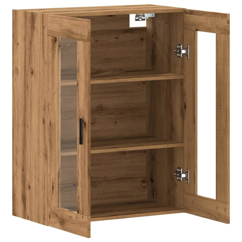 vidaXL Wall Mounted Cabinet Artisan Oak 69.5x34x90 cm