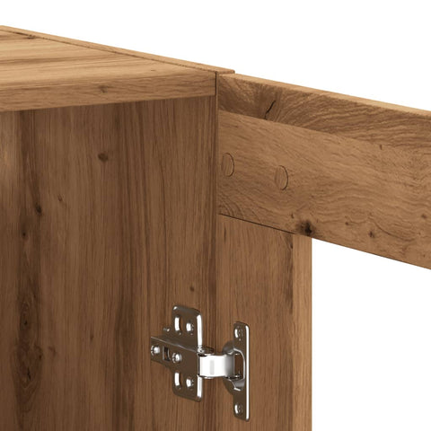 vidaXL Wall Mounted Cabinet Artisan Oak 69.5x34x90 cm