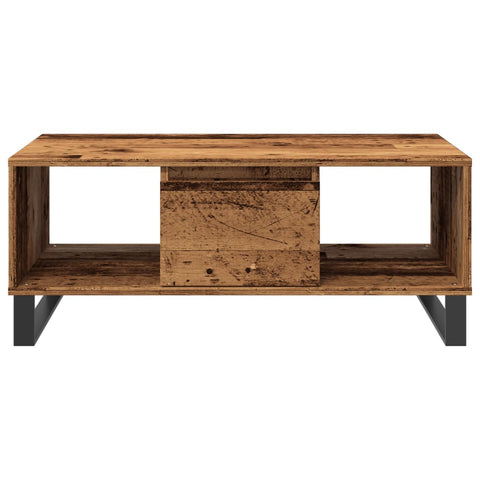 vidaXL Coffee Table Old Wood 90x50x36.5 cm Engineered Wood