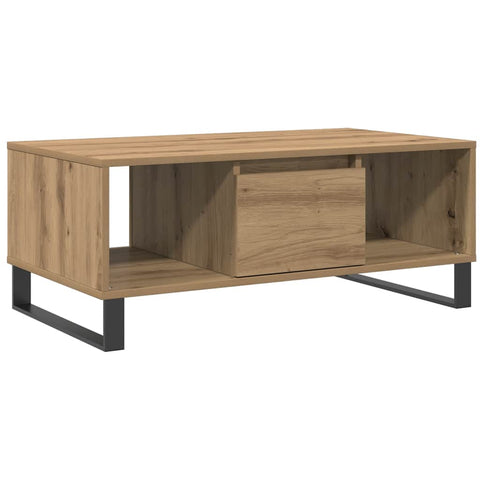 vidaXL Coffee Table Artisan Oak 90x50x36.5 cm Engineered Wood