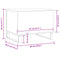vidaXL Coffee Table Old Wood 60x44.5x45 cm Engineered Wood