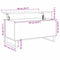 vidaXL Coffee Table Old Wood 90x44.5x45 cm Engineered Wood