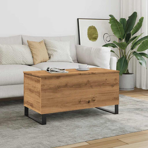 vidaXL Coffee Table Artisan Oak 90x44.5x45 cm Engineered Wood