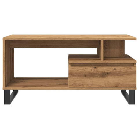 vidaXL Coffee Table Artisan Oak 90x49x45 cm Engineered Wood