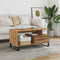 vidaXL Coffee Table Artisan Oak 90x49x45 cm Engineered Wood