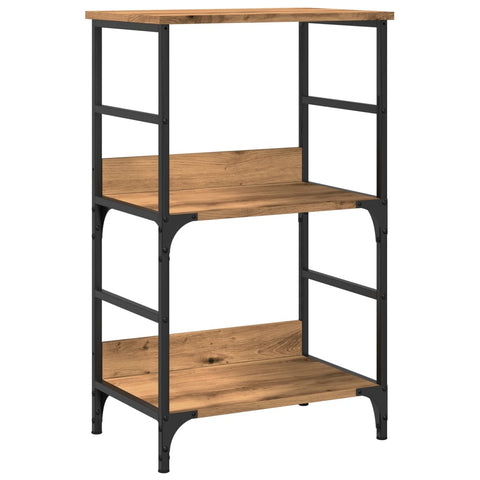 vidaXL Book Cabinet Artisan Oak 50x33x82 cm Engineered Wood
