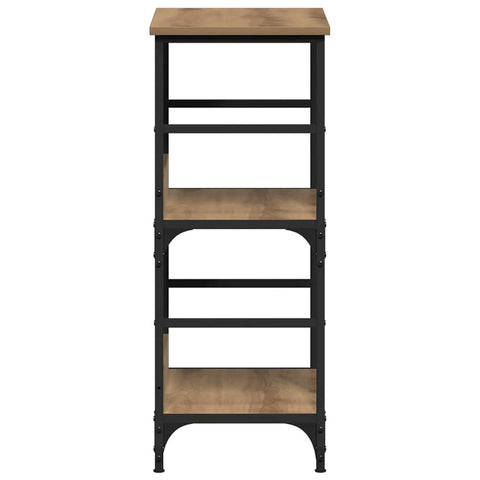 vidaXL Book Cabinet Artisan Oak 50x33x82 cm Engineered Wood