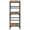 vidaXL Book Cabinet Artisan Oak 50x33x82 cm Engineered Wood
