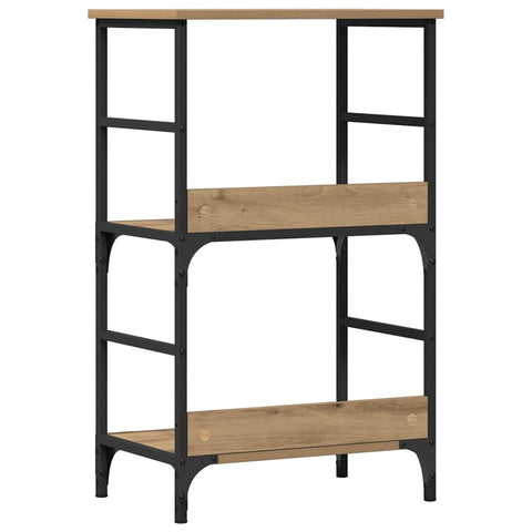 vidaXL Book Cabinet Artisan Oak 50x33x82 cm Engineered Wood