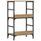 vidaXL Book Cabinet Artisan Oak 50x33x82 cm Engineered Wood