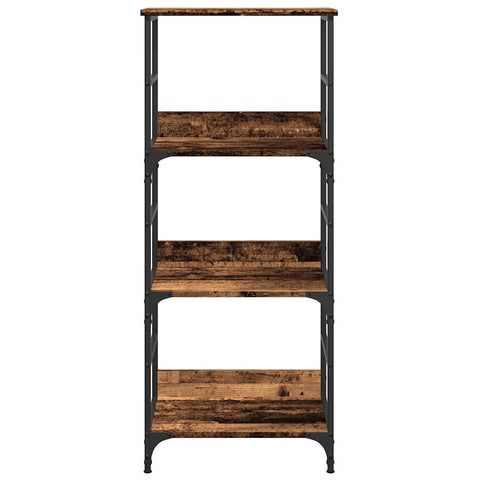 vidaXL Book Cabinet Old Wood 50x33x117.5 cm Engineered Wood