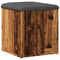 vidaXL Storage Bench Old Wood 42x42x45 cm Engineered Wood