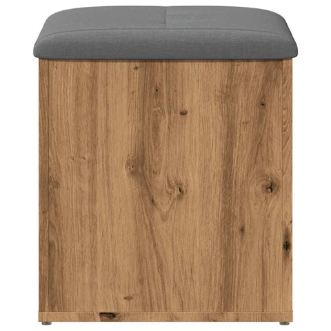 vidaXL Storage Bench Artisan Oak 42x42x45 cm Engineered Wood