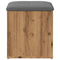 vidaXL Storage Bench Artisan Oak 42x42x45 cm Engineered Wood