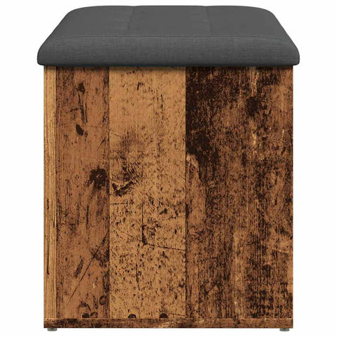 vidaXL Storage Bench Old Wood 82x42x45 cm Engineered Wood