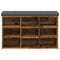 vidaXL Shoe Bench Old Wood 82x32x50 cm Engineered Wood