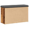 vidaXL Shoe Bench Old Wood 82x32x50 cm Engineered Wood