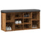 vidaXL Shoe Bench Old Wood 102x32x50 cm Engineered Wood