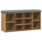 vidaXL Shoe Bench Artisan Oak 102x32x50 cm Engineered Wood