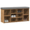 vidaXL Shoe Bench Artisan Oak 102x32x50 cm Engineered Wood