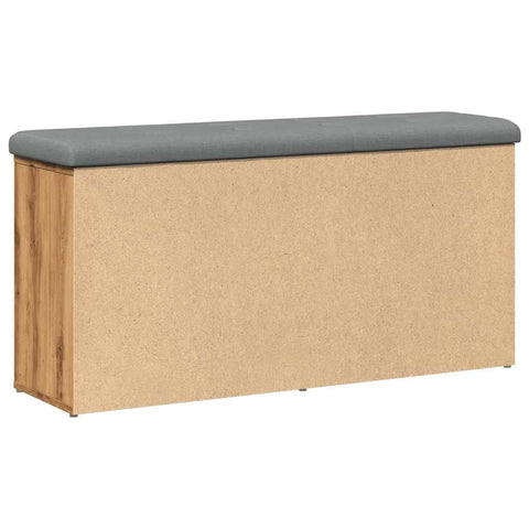vidaXL Shoe Bench Artisan Oak 102x32x50 cm Engineered Wood