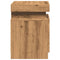 vidaXL Bedside Cabinets with LED 2 pcs Artisian Oak 35x39x55 cm Engineered Wood