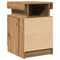 vidaXL Bedside Cabinets with LED 2 pcs Artisian Oak 35x39x55 cm Engineered Wood