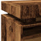 vidaXL Bedside Cabinets with LED Lights 2 pcs Old Wood 40x39x48.5 cm