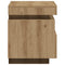 vidaXL Bedside Cabinet with LED Lights Artisan Oak 40x39x48.5 cm