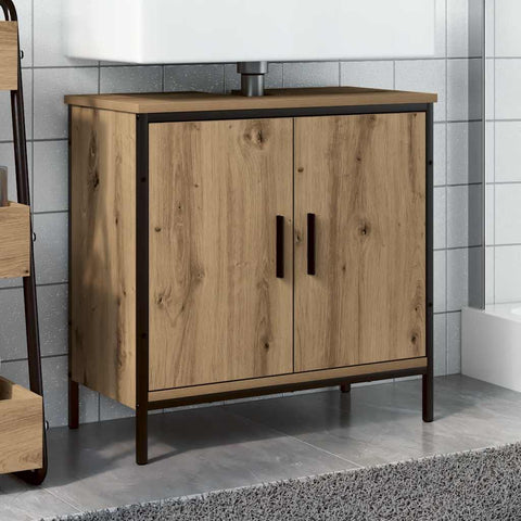vidaXL Sink Cabinet Artisan Oak 60x30x60 cm Engineered Wood