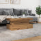 vidaXL Coffee Table with LED Lights Artisian Oak 90x50x40 cm