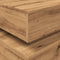vidaXL Coffee Table with LED Lights Artisian Oak 90x50x40 cm