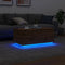 vidaXL Coffee Table with LED Lights Artisan Oak 90x50x40 cm