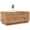 vidaXL Coffee Table with LED Lights Artisan Oak 90x50x40 cm