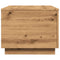 vidaXL Coffee Table with LED Lights Artisan Oak 90x50x40 cm