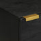 vidaXL Bedside Cabinet Black 40x33x46 cm Solid Wood Mango