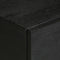 vidaXL Bedside Cabinet 2 pcs Black 40x33x46 cm Solid Wood Mango