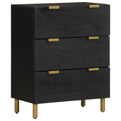 vidaXL Sideboard Black 60x33x75 cm Engineered Wood