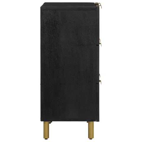 vidaXL Sideboard Black 60x33x75 cm Engineered Wood