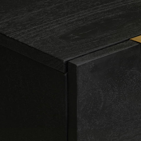 vidaXL Sideboard Black 60x33x75 cm Engineered Wood