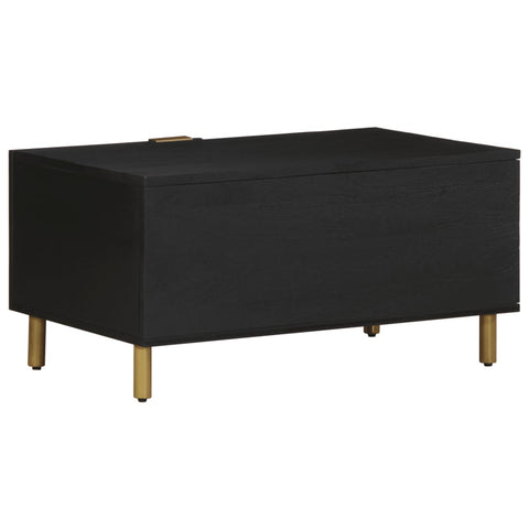 vidaXL Coffee Table Black 80x50x40 cm Engineered Wood