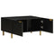 vidaXL Coffee Table Black 80x50x40 cm Engineered Wood