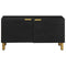 vidaXL Coffee Table Black 80x50x40 cm Engineered Wood
