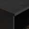 vidaXL Bedside Cabinet Black 40x33x46 cm Engineered Wood