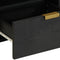 vidaXL Bedside Cabinet Black 40x33x46 cm Engineered Wood