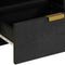 vidaXL Bedside Cabinet Black 40x33x46 cm Engineered Wood